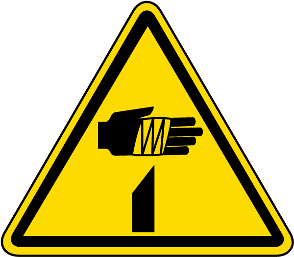Sharp Element Warning Label J By SafetySign Com