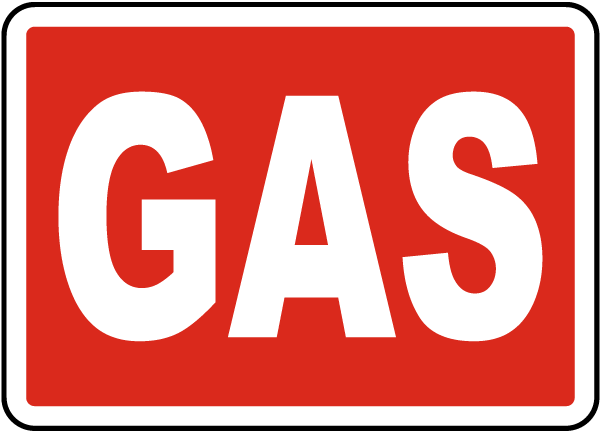 Gas Label I5406 By