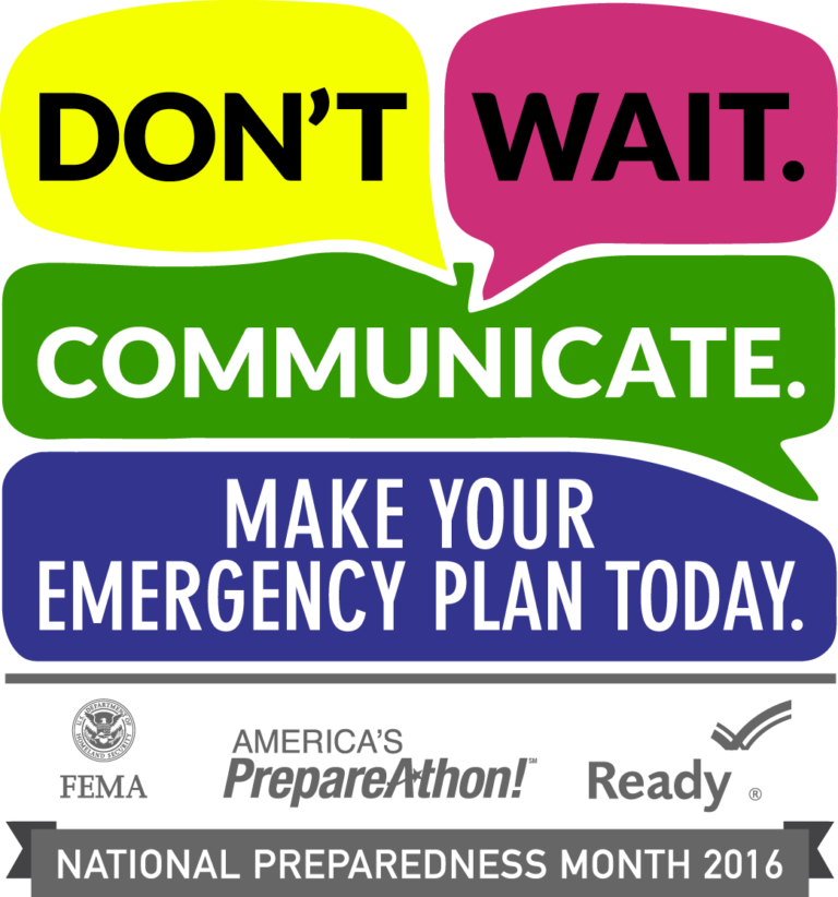 September is National Preparedness Month Safety Sign News