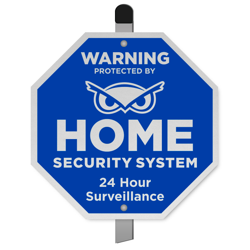 home security warning signs
