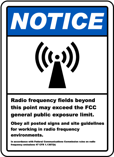 radio frequency signage