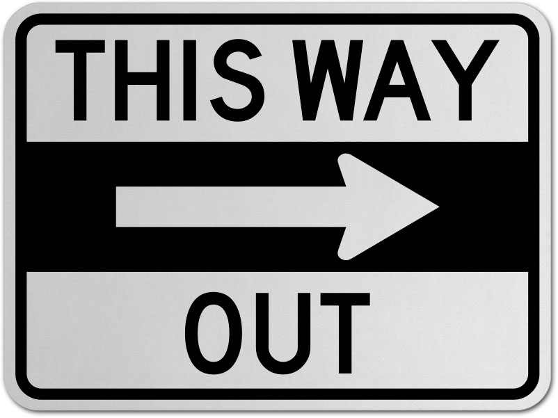 right way sign