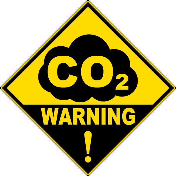 CO2 Warning Sign