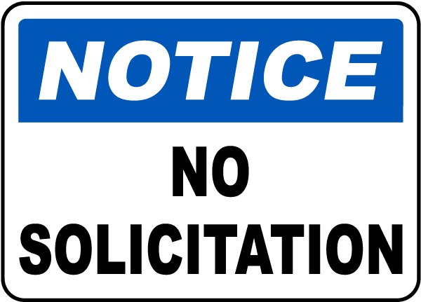 notice-no-solicitation-sign-f3730-by-safetysign