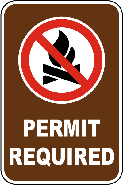 Permit Required Sign