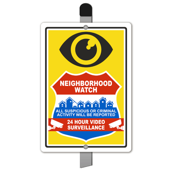 Neighborhood Watch Yard Sign