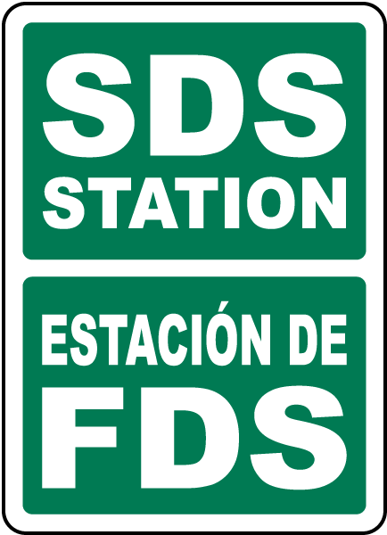 Bilingual SDS Station Sign