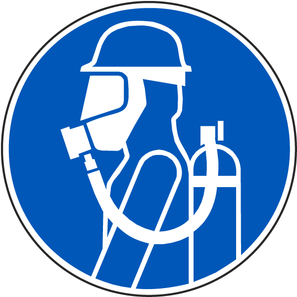 Use Breathing Apparatus Label