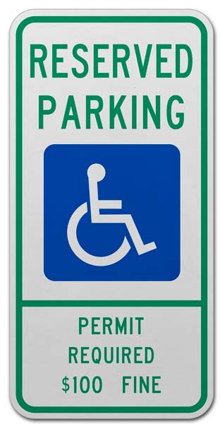 Montana Handicap Parking Sign - Get 10% Off Now