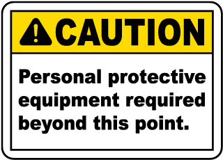 Protective Clothing Required Sign - Get 10% Off Now