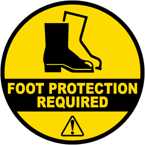 Foot Protection Signs - Large Selection, Ships Fast