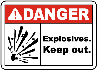 explosive safety symbol