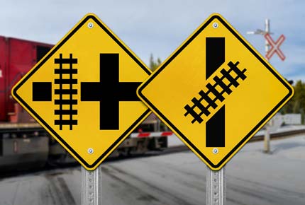 Shop Railroad Crossing Signs  MUTCD & OSHA Compliant Signs