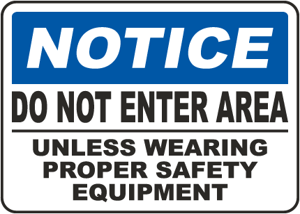 Stop No Admittance Without Proper Attire Sign