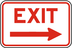 Enter and Exit Signs - Claim Your 10% Discount