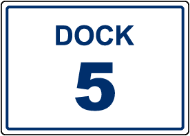 dock door signs