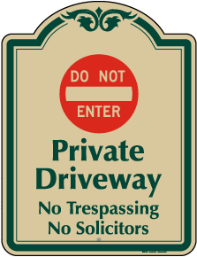 Driveway Signs - Large Selection, Ships Fast