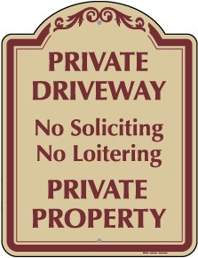 No Loitering Signs - Large Selection, Ships Fast