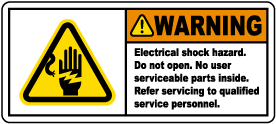 Electrical Equipment Labels - Save 10% Instantly