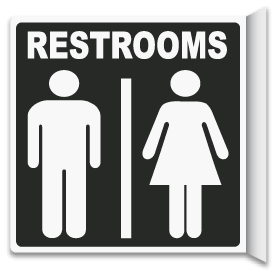 Bathroom Door Signs | 20 Different Signs to Choose From