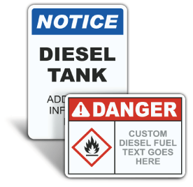 Diesel Fuel Stickers - Low Prices, Ships Fast