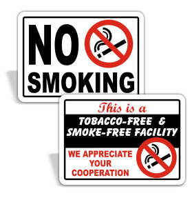 no tobacco sign