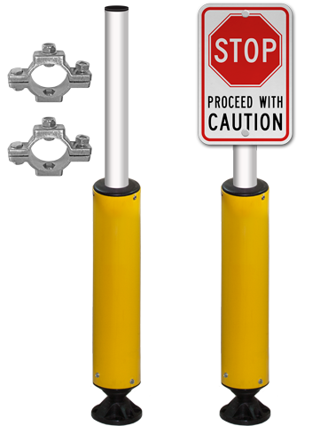 steel sign post png