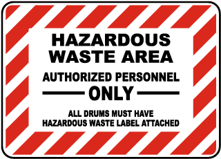 Chemical Storage Signs – High Quality Signs, Made in the USA