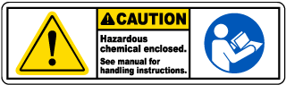 Chemical Storage Signs – High Quality Signs, Made in the USA