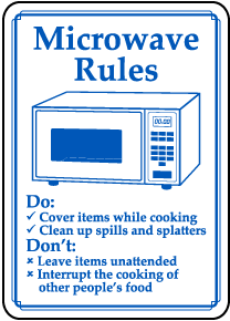 Double Portion - Office Microwave Etiquette. Follow this rules