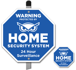 home security warning signs