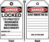 Danger Locked To Protect Tag