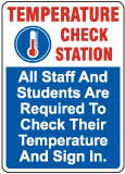 stop body temperature check required sign d6293