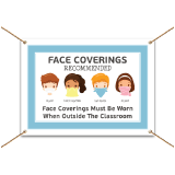 Face Coverings Recommended Banner
