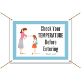Check Your Temperature Before Entering Banner