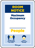 Room Notice Maximum Occupancy Sign