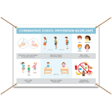 Coronavirus School Prevention Guidelines Banner