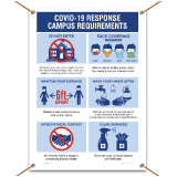 Covid-19 Response Campus Requirements Sign