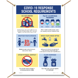 Covid-19 Response School Requirements Sign