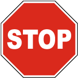 Stop Safety Sign