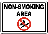 Non-Smoking Area Sign