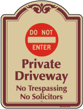 Private Drive Signs - Low Prices, Ships Fast
