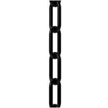 5.0 in. Heavy Duty Plastic Chain - Standard Colors by Crowd Control Warehouse