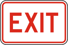 Not An Exit Sign - Get 10% Off Now