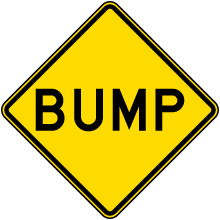 Bump Sign - X5884