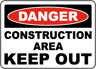 Keep Back Deep Excavation Sign G2310 - by SafetySign.com